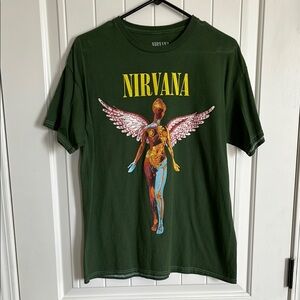 Nirvana T Shirt Sz L